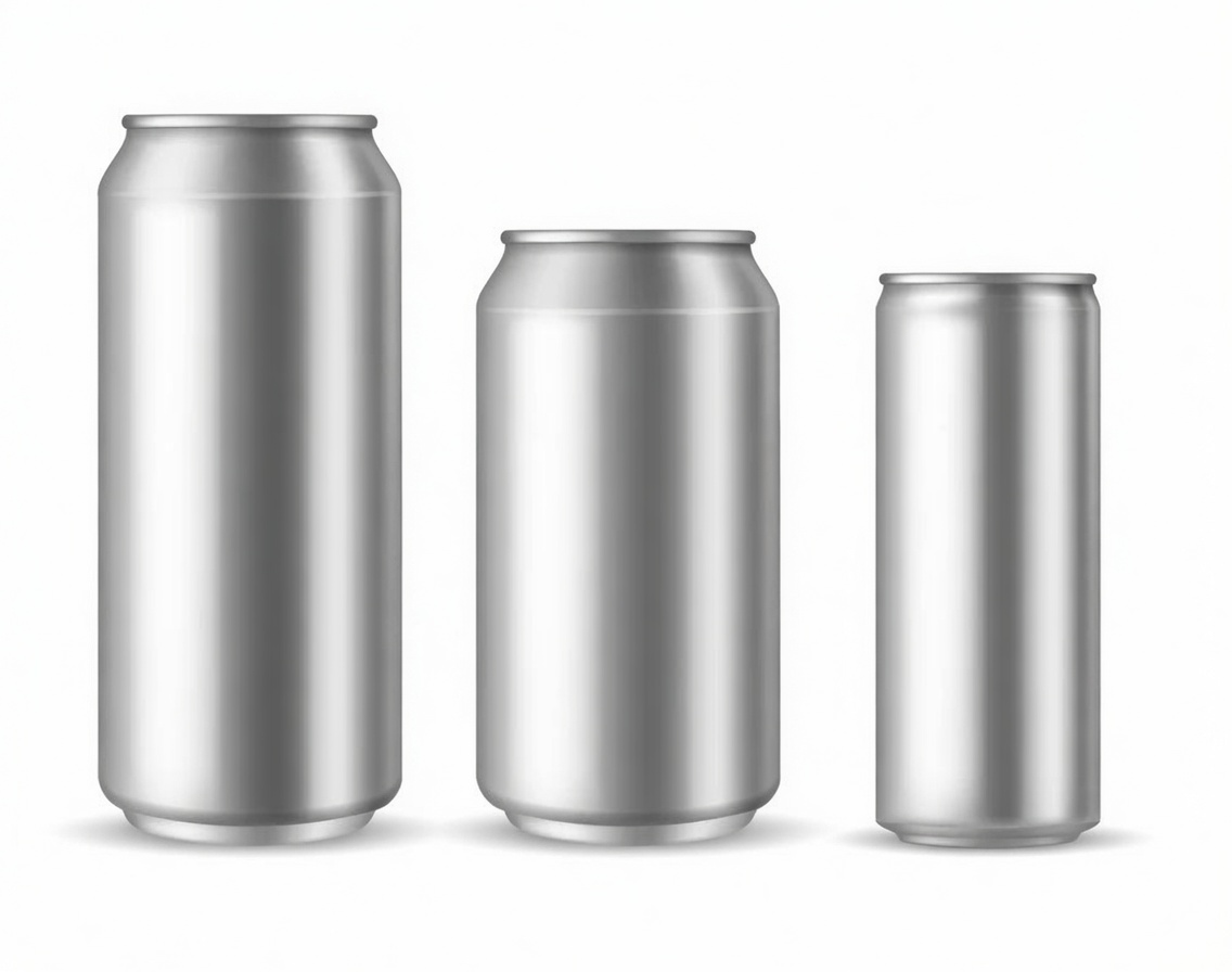 Aluminum cans for mocktails