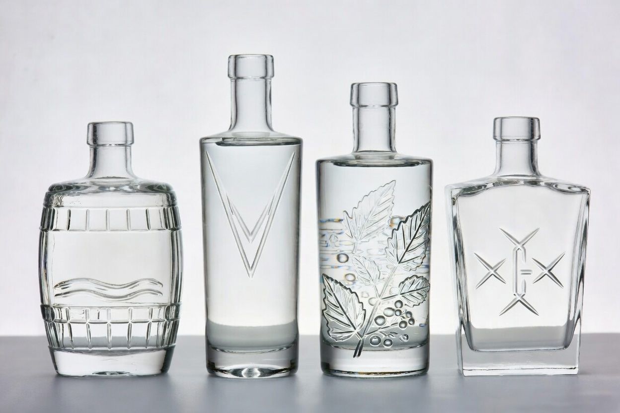 Custom glass bottles