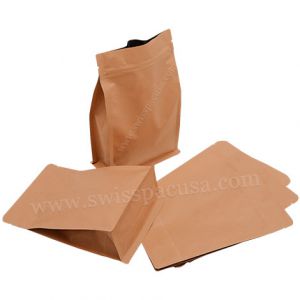 FLAT BOTTOM POUCHES WITH ZIPPER